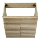 Modway - Render 30" Faux travertin Armoire de toilette de salle de bain (évier non inclus) - Travertin-8