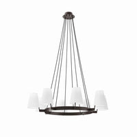 Modway - Surround 8-Lumière Lustre - Bronze blanc-Lustre moderne à 8 lumières