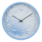 Monarch Specialties - 9119 Horloge Murale Juvénile Rond de 12" - Visage Bleu/Cadre Bleu-Cette horloge murale ronde contemporaine de 12 pouces présente un cadran bleu élégant et un cadre en plastique bleu, ce qui en fait l'accessoire idéal pour tout décor moderne ou espace pour enfants