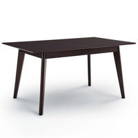 Modway - Oracle Rectangle de 69 po Table à manger, Cappuccino-Table de cuisine moderne