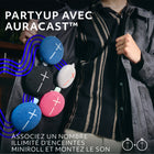 Ultimate Ears - MINIROLL Enceinte Bluetooth ultra-portable et étanche - Rose-Étanche et anti-poussière : Cette enceinte étanche certifiée IP67 peut être immergée dans 1 m d'eau pendant 30 minutes et est protégée de la poussière - elle est idéale pour la piscine, la plage ou la douche