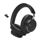 AKG - Casque hybride sans fil supra-auriculaire à réduction de bruit N9 - Noir-Confort ultime et design ingénieux : Le bandeau ultra-léger et les oreillettes rembourrées sont suffisamment confortables pour vous permettre de profiter d'une clarté accrue et d'un son pur et non distordu toute la journée, tous les jours. Lorsque vous n'utilisez pas le dongle USB fourni, il s'adapte parfaitement dans l'oreillette gauche — jamais perdu, toujours à portée de main. Le volume peut être facilement contrôlé en tournan