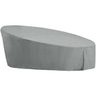 Modway - Immerse Convoquer / Séjourner / Invoquer le lit de jour Terrasse extérieure Housse de meubles, Gris-Housse de meubles de lit de jour pour patio extérieur