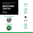 CIG - Cartouche de Toner Brother TN770 Remise à Neuf - Rendement Très Élevé - Noir-4500