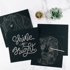 Art 101 - Kit combo ultime d'art à gratter - Ensemble de 41 pièces-Comprend 4 outils Spiro et 2 outils Scratch pour vous offrir de nombreuses options pour créer vos designs.