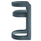 Modway - Winslow Performance Velvet Tabouret de comptoir - Cadet Blue-Rembourrage en mousse dense