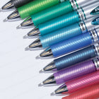 Pentel - Stylo gel EnerGel remplissable avec prise - Rétractable - 0,7 mm - Encre turquoise-Turquoise