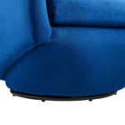 Modway - Series Performance Velvet Tissu Chaise pivotante - Marine-8