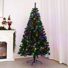 MotionGrey - Arbre de Noël artificiel - Sapin de 6 pieds avec branches articulées et lumières LED chaudes - Vert-4