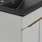Modway - Harvest 24" Vanette de salle de bain - Gris Noir-Étagère de rangement réglable