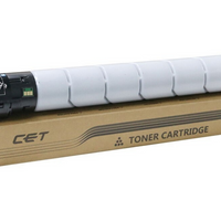 CET - Konica Minolta Bizhub C454/554/454e/554e TN-512K Cartouche de toner - Rendement Standard - Noir-Couleur: Noir