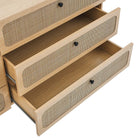 Modway - Chaucer 6 tiroirs Commode, Chêne-Stratifié à grain de bois