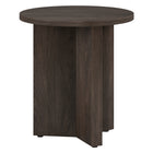 Hudson&Canal - Table d'appoint ronde Anders de 50 cm de largeur, , brun aulne-Un design scandinave contemporain pour votre salon, votre bureau et plus encore