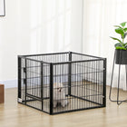 PawHut - Parc à chiens robuste 6 panneaux pour petits chiens - 59 po x 24 po -Parc pour chiots à 6 panneaux
