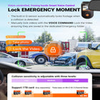 Vantrue - Caméra embarquée S1 Pro MAX 4K avec carte SD de 64 Go-Imagerie nocturne améliorée fournissant preuves vidéo claires lors incidents nocturnes
