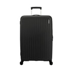 American Tourister - 27 po Rejoy Spinner Grand - noir réel-Les roues jumelées Spinner facilitent la navigation dans les allées étroites des avions, ainsi que sur une variété de surfaces