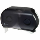 San Jamar - Distributrice de papier toilette à deux rouleaux géants - 19,29 po L x 5,5 po P x 11,83 po H- noir-Propose une solution universelle