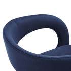 Modway - Pinnacle Performance Velvet Chaise à manger Ensemble de 2 - Bleu Minuit-10