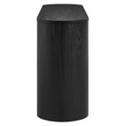 Modway - Duval Ovale de 62 pouces Buffet - Noir-Assemblée requise