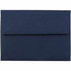 JAM Paper - Ensemble de papeterie 25 cartes blanches et 25 enveloppes A6 - Bleu marine - lot de 25-Taille : A6 (4,75 x 6,5 pouces)