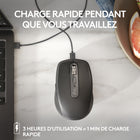 Logitech - MX Anywhere 3S Souris sans fil - Gris pâle-Poids: 0,21 lb