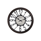 Monarch Specialties - Horloge - 16 po Rond - Horloge Murale - Brun Antique - Transitionnel-Cette horloge murale ronde simple et tendance de 16 pouces en brun antique avec des touches de vintage est parfaite pour les décors d'intérieur transitionnels