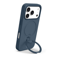 AXS - PROShield Stand MagSafe Compatible Apple iPhone 17 Pro - Bleu-Pied rotatif à 360° pour visionnement en mode portrait ou paysage