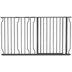 PawHut - 30"- 57" Barrière Extra Large pour Chien avec Système de Verrouillage Double - Noir-Bloc de verrouillage inférieur pour une stabilité accrue