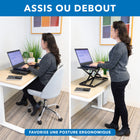 Mount-It! - Plateforme réglable pour clavier et souris, noire-7