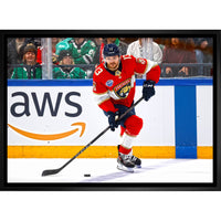 Sam Reinhart Florida Panthers - Toile encadree - 31" x 22"-Impression sur toile de qualité supérieure avec bordures enveloppées