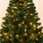 MotionGrey - Arbre de Noël artificiel - Sapin de 6 pieds avec branches articulées et lumières LED chaudes - Vert-8