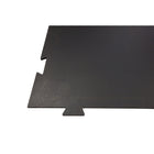 Edgewood - Tuile à Emboîtement Voyager Résidentiel Fitness à Domicile, Absorbe Les Chocs Et Les Sons - 24 po l x 24 po L x 1/4 po P - Noir-Style de surface lisse à haute traction