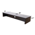 Rocelco - Support pour double écran avec 3AC - 1 USB - 1 USB-C - Noir-Les supports pour deux écrans disposent de 1 port de charge USB et 1 port de charge USB-C.