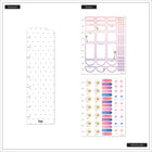 The Happy Planner - Planificateur daté format classique 2026–2027 à reliure à disques - 9-3/4 po x 5-5/16 po - Palmiers rêveurs ivoire-10