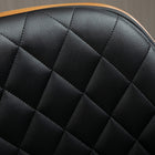 HOMCOM - Tabourets de bar pivotants à hauteur de comptoir réglable avec repose-pieds - noir - paquet de 2-Son assise et son dossier rembourrés offrent un confort optimal. Garnissage en mousse douce pour détendre le corps   
