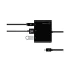 ALOGIC - Adaptateur multiport USB-C 4K HDMI avec alimentation 60 W-Compatible avec les périphériques USB 3.1