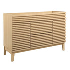 Modway - Render 48" Armoire de lavabo compatible avec un seul lavabo (non inclus) - Chêne-7