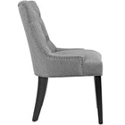 Modway - Regent Touffe Tissu Chaise à manger - Gris clair-Rembourrage en mousse dense