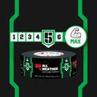 3M - Ruban à conduits toutes saisons 2525, 48 mm l x 22,8 m L, 12 rouleaux/caisse-La puissante adhérence crée une liaison durable au contact