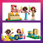 LEGO - Friends La Soirée Cinéma de l’Amitié, Ensemble de Construction de Jouets d'Imitation 42642-Jouets amusants: Les accessoires de la soirée cinéma comprennent un projecteur en brique lumineuse (pile incluse), 2 diapositives de film, des poufs à construire, 2 boissons, une boîte de maïs soufflé et une bande dessinée