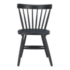 Zuo - Tyce Chaise de salle à manger - Noir - Ensemble de 2-Bois d’hévéa peint