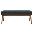 Modway - Lyra 47" Tissu tapis Banc - Azure-Assemblée requise