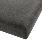 Modway - Solace Modulaire Tissu rembourré Ottoman - Charbon de bois-6