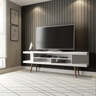Manhattan Comfort - Meuble TV moderne Utopia 70,47 po - Finition blanc mat-Recommandé pour un téléviseur de 65 pouces