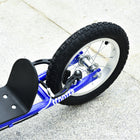 Aosom - Trottinette pour enfants avec guidon réglable, freins avant et arrière doubles - bleu-Guidon enveloppé de mousse pour une prise en main plus confortable 