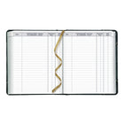 Blueline - 2027 agenda quotidien Traditional – 8 1/8 po x 6 9/16 po – vert marbré – bilingue-Section registre comptable