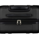 Bugatti - Valise de cabine rigide 21,25 po de la collection Madrid - Noir-Roues pivotantes simples à 360 degrés pour un roulement sans effort, doux et silencieux