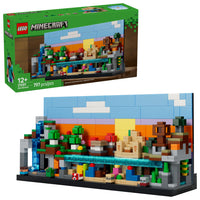 LEGO - Minecraft Biomes miniatures-Exposez la passion des enfants pour Minecraft avec cet ensemble de construction de 5 biomes
