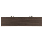 Hudson&Canal - Meuble TV Tillman pour téléviseurs jusqu'à 75" - Alder Brown-Dimensions du produit : 15,75" L x 68" l x 23,63" H