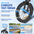 Gyrocopters - Vélo électrique pour adultes iCaddy - Vitesse 40 km/h, assistance au pédalage, autonomie 125 km - Blanc-Personnalisez votre trajet grâce à trois modes de conduite : assistance au pédalage, accélérateur et vélo classique